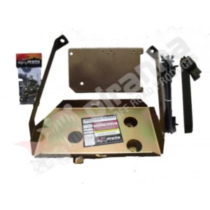 Dual battery tray fitted in Toyota LandCruiser 70 Series V8 engine bay