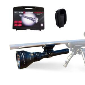 Powa Beam Asteroid-V2 torch with magnetic barrel mount hunting kit