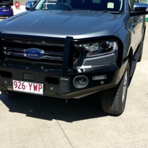 Ford Ranger PX MKIII bullbar MAX 4X4 Gen II steel textured finish with DRL indicators
