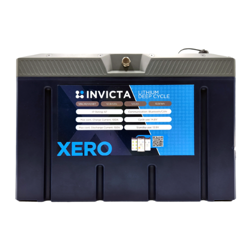 Invicta Xero 12V 100Ah lithium battery with Bluetooth and CAN bus IP67 (SNLX12V100BT)