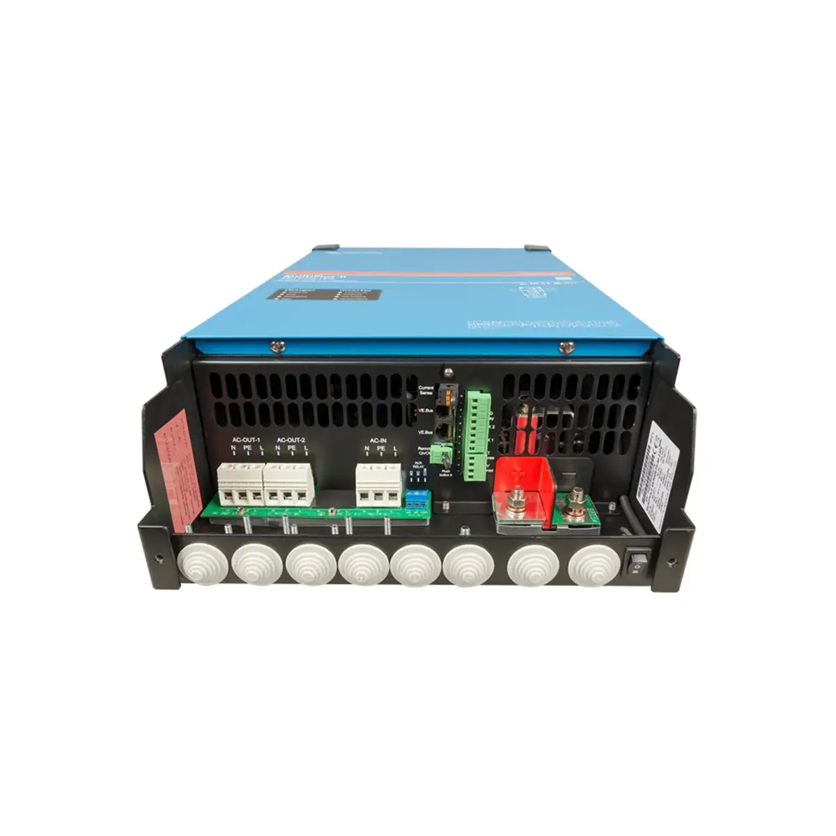 Victron MultiPlus-II inverter charger two AC outputs for critical and non critical loads