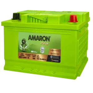 DIN53LH MF automotive battery DIN55H Amaron Pro Series 55Ah 500CCA 12V