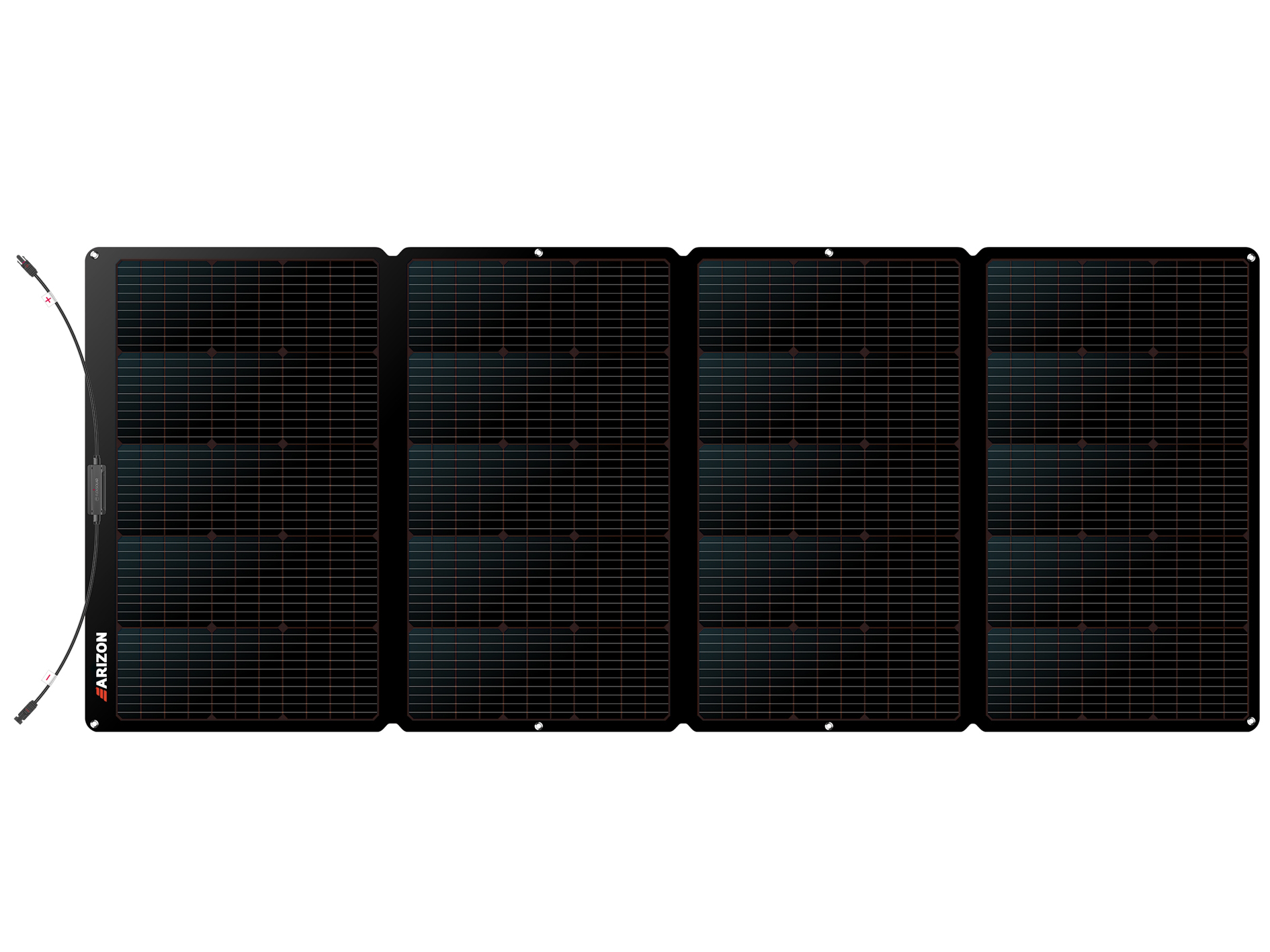 400W Portable Solar Panel opened flat showing Arizon solar cells and cable connectors