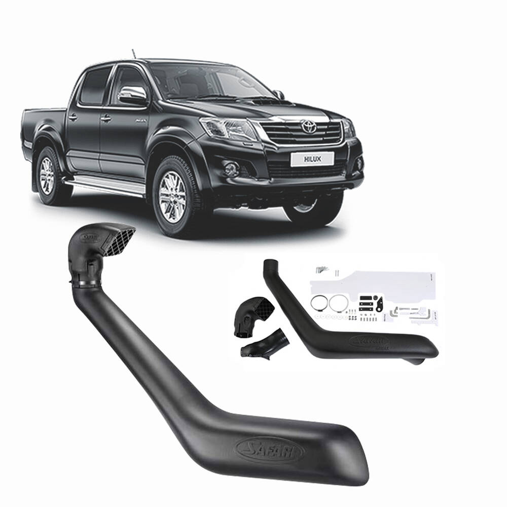 Safari SS123HF V-Spec snorkel kit for Toyota Hilux 126 Series wide body 2.8L diesel.