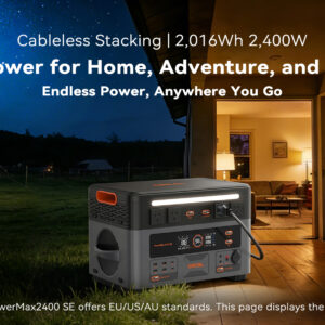 OSCAL PowerMax 2400 SE Portable Power Station with 2016Wh capacity
